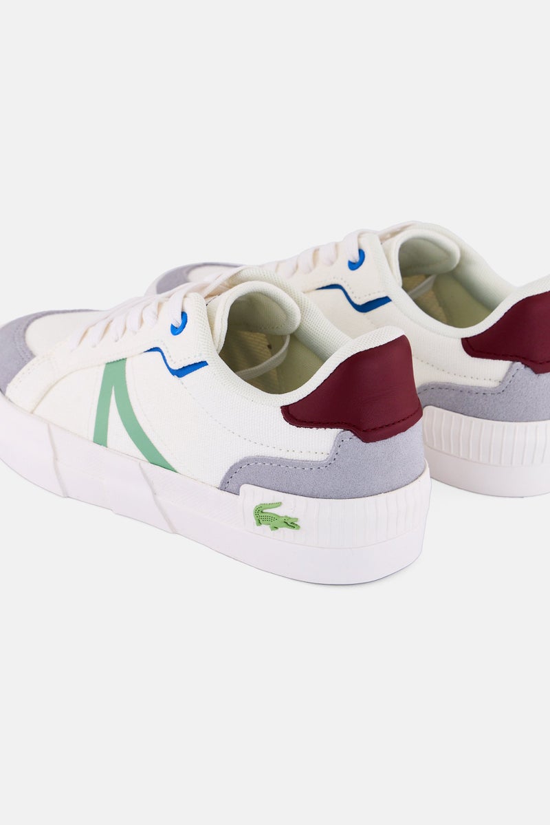 LACOSTE Women Brand Logo Lace Up  Shoes, White - Image 2